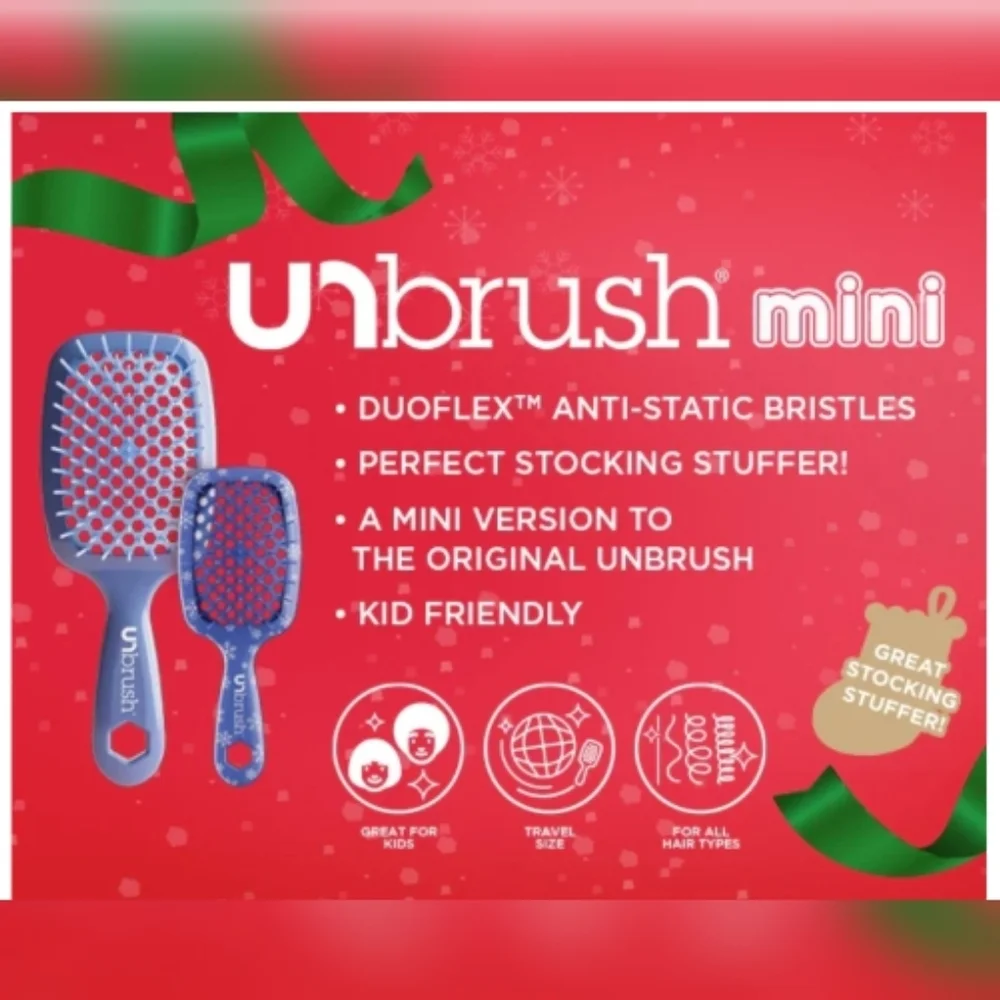 NEW FHI Heat Detangling Hair Brush Mini in Holly Chrome Special Edition